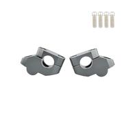 Adaptateur Serrage Guidon pour Ya&MAHA BT1100 XJR1200 XJR1300 FZ8 Élargisseur De Guidon De Moto(Grey)