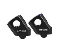 Adaptateur Serrage Guidon pour Ya&MAHA MT125 MT-125 MT 125 Support De Rehausse De Guidon avec Adaptateur De Rallonge(Le Noir,28MM)