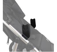 Deryan Adaptateur compatible avec les poussettes combinées Bolt Jogger ainsi que les nacelles sélectionnées de Maxi-Cosi, Joie, Cybex, Kinderkraft, Nuna (non compatible avec tous les modèles) - Noir