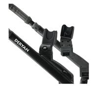 Deryan Adaptateur Universel Siège Auto Bébé pour Poussette Evy, Compatible avec Deryan Evy ou Cosy Bébé de Cybex, Nuna, Kiddy, Joie, Kinderkraft, Maxi-Cosi - Noir