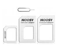 Adaptateur SIM - NOOSY - 4 en 1 - Nano à Micro - Micro à Normale - Pratique et Facile à Utiliser