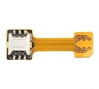 Adaptateur SIM vers carte mémoire lecteur de carte mémoire, design compact ABS compatible avec les smartphones y compris, facile (n à n)