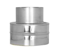 Adaptateur simple à double paroi inox - TEC-DW-Classic 100mm