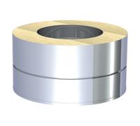 Adaptateur simple / double paroi avec revêtement mural intégré, aussi pour TEC-FR à double paroi - TEC-DW-STANDARD 180 mm