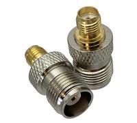 Adaptateur SMA vers TNC mâle/femelle, connecteur coaxial RF droit, bornes de câble 50 ohms(TNC F to SMA F)