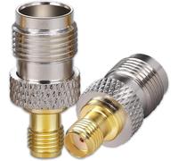 Adaptateur SMA vers TNC SMA femelle vers connecteur coaxial femelle TNC pour routeur d'antenne adaptateur Coaxial SMA TNC 2 pièces