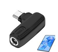 Adaptateur - Spécification : convertisseur femelle CC 100 W, connecteur coudé à 90 degrés, technologie de charge rapide PD | Interface périphérique audio haute performance, accessoires de casque