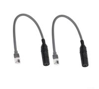 Adaptateur SPX mâle vers RJ45 pour Gen 3 V3 | Paire de connecteurs Ethernet SPX (et routeur) vers RJ45 femelle | Câble caoutchouc-cuivre de 30 cm | Transmission de 1,17 Gbit/s
