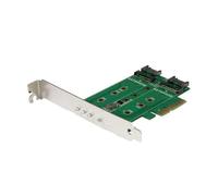 StarTech Adaptateur SSD M.2 NGFF PEXM2SAT32N1 – 1x M.2 PCIe (NVMe), 2x M.2 SATA III, PCIe 3.0