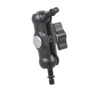 Adaptateur standard mâle vers mâle de 6,35 mm compatible avec trépieds, connecteur fileté léger en alliage d'aluminium et fer, connecteur de photographie portable