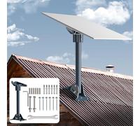 Adaptateur Starlink Gen 3 en alliage d'aluminium, mât pivotant en acier de 40 cm avec support de toit réglable, compatible avec l'antenne parabolique Starlink D3 standard