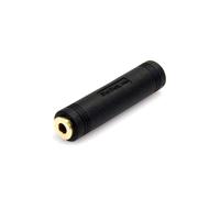 Adaptateur StarTech.com GCAUD3535FF : Coupleur Audio 3.5mm Femelle/Femelle Noir PVC, 3.5mm vers 3.5mm, 11g, Boîtier PVC