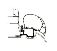 Thule - Adaptateur Crafter Mercedes Sprinter à partir de 2007 pour Store Omnistor 6300