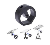 Adaptateur Support Trépied Satellite, 1/4 Pouce-20 Trou Filetage Léger en Aluminium Adaptateur Support Tuyau Trépied avec Boulon Fixe pour Les Antennes Satellites Mini