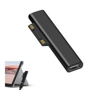 Adaptateur Surface Connect vers port USB-C, compatible avec Microsoft Surface Pro 7/6/5/4/3 Go 1/2 et Laptop 4/3/2/1, fonctionne avec une