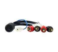 Adaptateur systeme actif 6 broches 4xRCA pour Volvo - ADNAuto