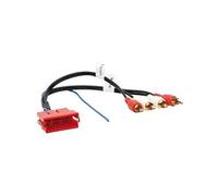 Adaptateur systeme amplifié audi > mini iso > rca G