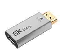 Adaptateur tablette femelle mâle convertisseur pour résolution 8K A | Adaptateur PC à 60 Hz avec faible latence pour ordinateur portable, ordinateur, moniteur, projecteur, console et TV