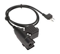 Adaptateur Tactique U94 PTT, Adaptateur Mains Libres Push to Talk à 2 Broches pour Midland 75 501 75 510 75 785 75 786 75 810, pour Alan 39, pour Alan 507