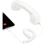 Adaptateur Téléphonique Rétro - Avec Microphone Type-C Confortable Articles Pour La Maison | Adaptateur de Téléphone Portable Ligne Fixe,pour Bureaux Voyage Domicile Cuisine Chevet Salle de Bain Burea
