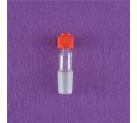 Adaptateur thermomètre en verre de laboratoire avec joint 24/29