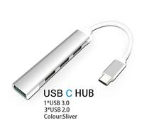 Adaptateur Thunderbolt 3 USB Type C Hub compatible HDMI 4K prise en charge Samsung Dex mode USB-C Dock avec PD pour MacBook Pro/Air 2021 - Type 4 in 1 hub type 2