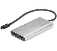 Adaptateur Thunderbolt 3 Vers Double Hdmi 2.0 - Adaptateur Vidéo Double Écran Thunderbolt 3 Tb3 Usb Type C Vers Hdmi 2.0 4K 60 Hz - Certifié Thunderbolt 3 - Mac/Windows (Tb32Hd24K6[HDM5232249]
