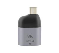 Adaptateur T'nB MINITCDP USB Type-C vers DisplayPort, support 4320p/60Hz, résolution max 7680x4320 pixels, compatible Windows/macOS/Linux, Noir/Gris foncé