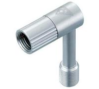 Adaptateur Topeak Pressure-Rite Schrader Valve Adapter Argenté