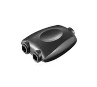 Adaptateur TosLink en Y - prise Spdif en fibre optique (NOIR)
