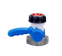 Adaptateur tote | Filetage 60 mm pour robinet de réservoir d'eau, pièce de rechange avec joint en silicone sûr et étanche résistant pour garage et secteur industriel