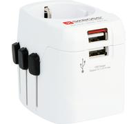 Adaptateur tour du monde PRO Pro Light 2xUSB 12W avec terre