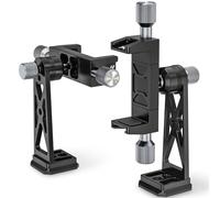 Adaptateur Trépied Smartphone, Métal Support Telephone Trepied en avec Deux Trous pour Griffe Froide, Pivotant à 360°, avec Fente en Queue d'aronde, Telephone Trepied pour iPhone, Samsung