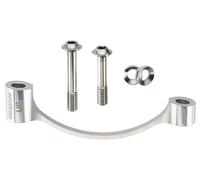 Adaptateur trickstuff pm pm 20mm aluminium argent
