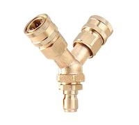 Adaptateur triple répartiteur à connexion rapide de 3/8 pouces à | Adaptateur de laveuse haute pression, connecteur rapide, raccord rapide pour tuyau d ' arrosage, raccord de sortie de