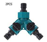 Adaptateur Trois Voies en Y, raccord de Tuyau d'eau en Plastique Durable avec vanne de Commutation pour Jardinage, Lavage de Voiture, connecteur de Mamelon Universel, 2 pièces 11