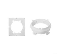 Adaptateur Tuyau Climatiseur Mobile 15cm Connecteur Évacuation ABS Kit Plaque Fenêtre pour Midea Optimisation Flux Air(board+13cm connector)