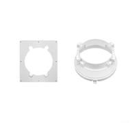 Adaptateur Tuyau Climatiseur Mobile 15cm Connecteur Évacuation ABS Kit Plaque Fenêtre pour Midea Optimisation Flux Air(board+18cm connector)