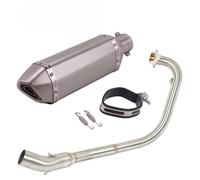 Adaptateur tuyau d'échappement Collecteur D'échappement En Acier Inoxydable Pour Moto, Système Complet Pour CFMOTO Pour NK150(Style3)