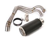 Adaptateur tuyau d'échappement Pour R7 Pour YZF-R7 2021-2023 Système D'échappement Complet Collecteur 51 Mm Tuyau D'échappement Tuyaux D'échappement(C)