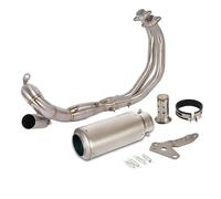 Adaptateur tuyau d'échappement Pour YZF R7 Pour MT-07 Système D'échappement Complet Tuyau D'en-tête Sans Lacet 51mm Embout De Silencieux Tuyaux D'échappement(Style1)