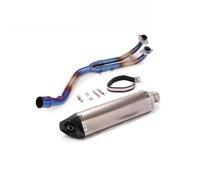 Adaptateur tuyau d'échappement Système D'échappement Pour TMAX 530 Pour TMAX560 2008-2016 Système D'échappement 51mm Silencieux Silencieux Tuyau D'échappement Tuyaux