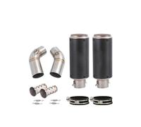 Adaptateur tuyau d'échappement Systèmes D'échappement Pour Ducati Pour Monster 796 696 1100 Système Sans Lacet Tuyau De Liaison D'échappement Embouts De Silencieux Tuyaux D'échappement(C)
