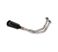 Adaptateur tuyau d'échappement Systèmes d'échappement Slip pour YZF R7 2021-22 pour MT-07 pour FZ07 embouts d'échappement système de tuyau d'échappement avant tuyaux d'échappement(Style2)
