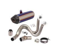 Adaptateur tuyau d'échappement Systèmes D'échappement Tuyau D'en-tête De Silencieux D'échappement De Système Complet Pour Ninja 650 Pour Z650 2017-2025 Tuyaux D'échappement