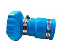 Adaptateur Tuyau D'Écumeur De Piscine Robuste avec bride de serrage | Adaptateur de flexible d'attache de skimmer de piscine Pour réparation et nettoyage extérieur, commercial et