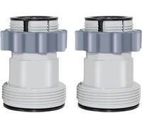 Adaptateur Tuyau Piscine 38mm et 32mm Raccord de Tuyau de Piscine pour Intex 10722 Bestway Coleman (Lot de 2)