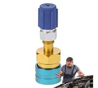 Adaptateur Tuyau R134a - Raccord De Tuyau Réfrigérant AC | Adaptateur De Conversion Connecteur De Coupleurs Rapides, Accessoires De Réfrigérant Ca De Remplacement Manuel Côté Haut/bas Pour Voitures