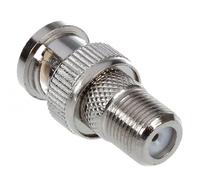 Adaptateur TV BNC, prise mâle vers prise femelle de Type F, connecteur coaxial RF, 2 pièces