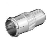 Adaptateur Tv-Sat Fiche-F rapide à Fiche-F visse